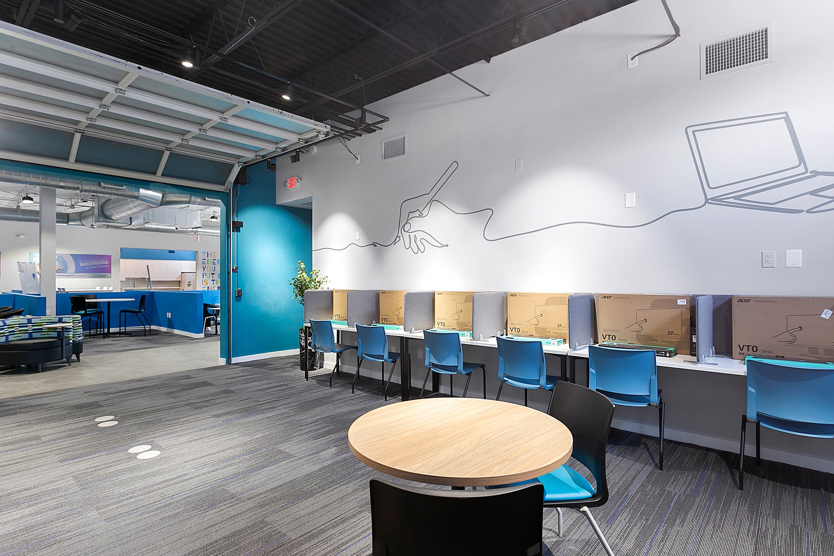 Broward County Acceleration Academies testing room