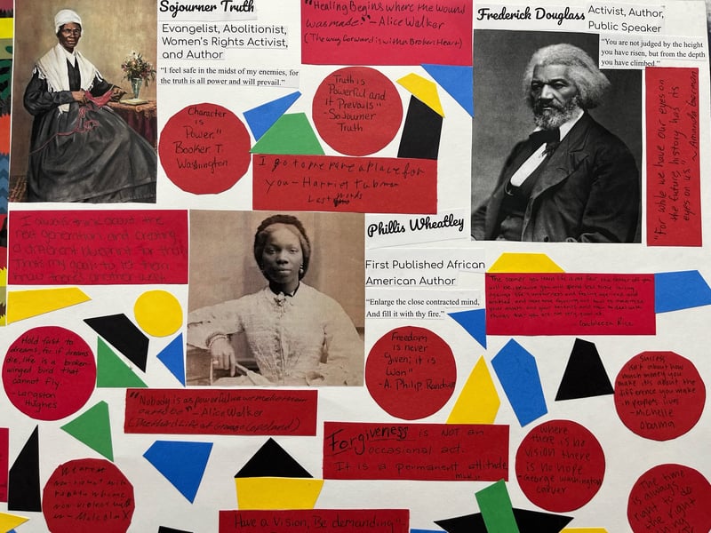 Black History Month poser honors Black historical figures
