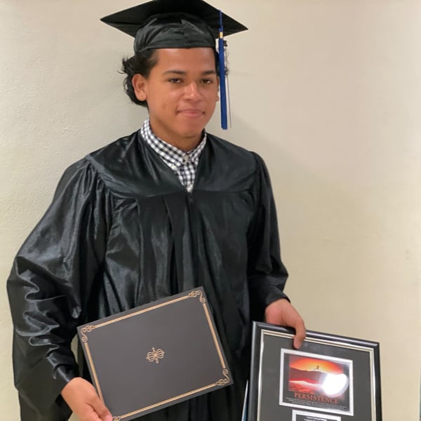 Gabriel Saravria, graduate from Acceleration Academies in Miami-Dade, Florida