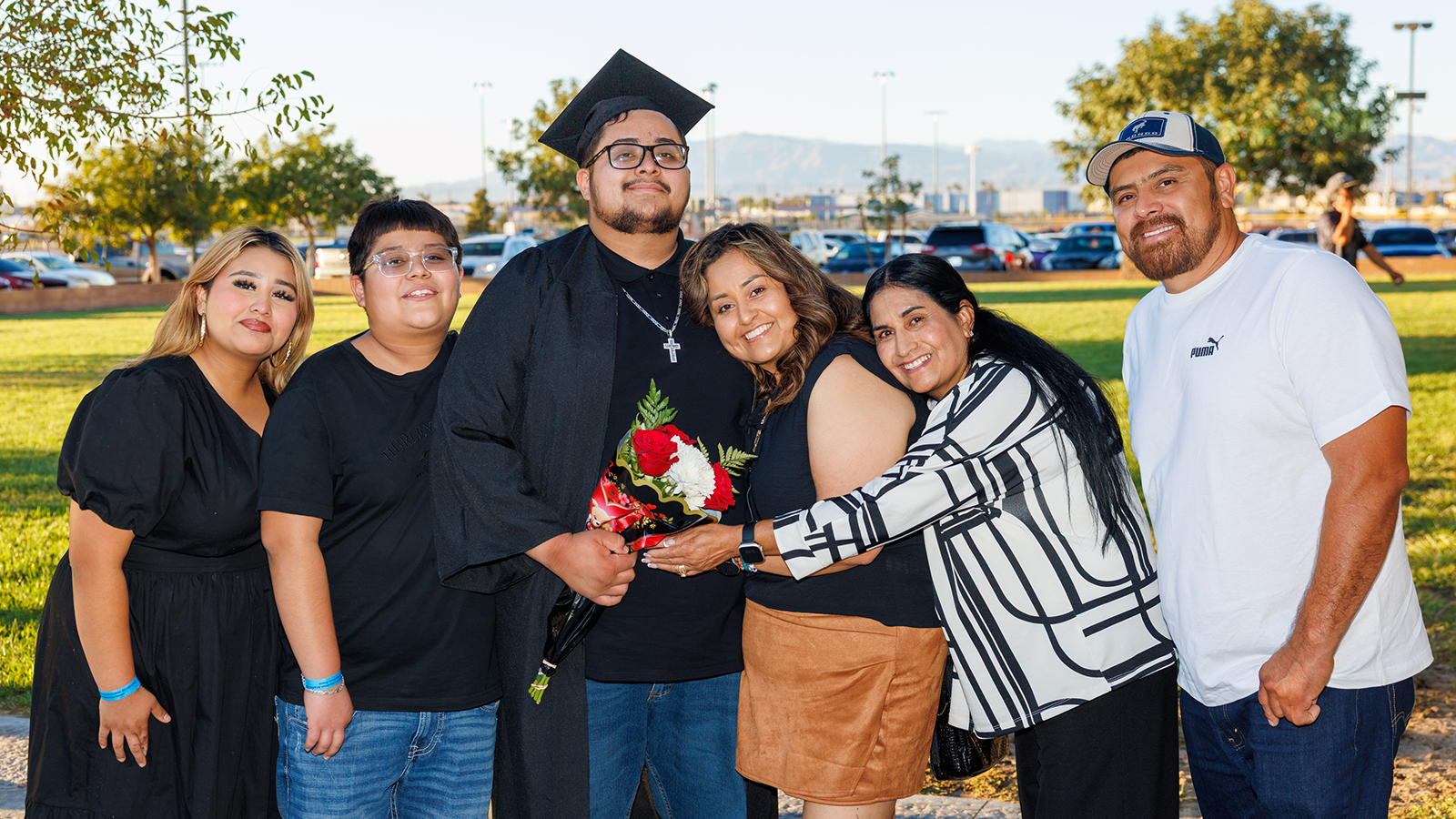 Clark County Student Celebrates Graduation with Mom by His Side image