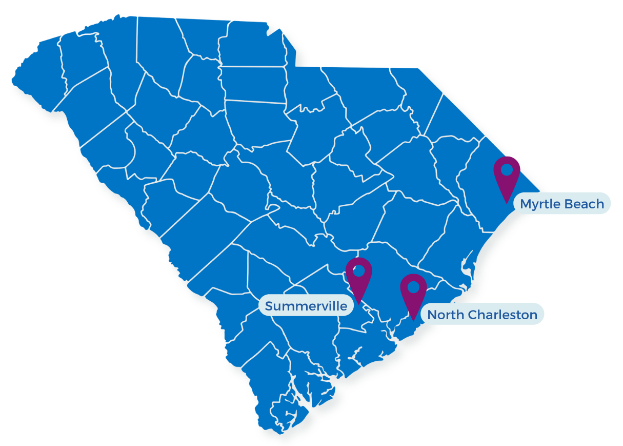 South Carolina Location Map-1 South Carolina Location Map-1